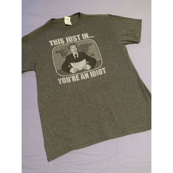 Pro Weight "Idiot" Tee Shirt - Size: Medium (0375) - Picture 1 of 9